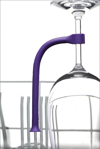  Quirky - Tether Stemware Saver (4-Pack) - Purple