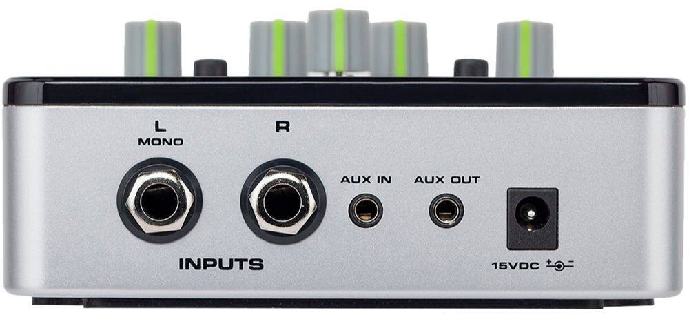 Angle. Samson - 4-Channel Headphone Amplifier - Black.