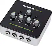 Samson 4 Channel Headphone Amplifier Black SAQH4 Best Buy