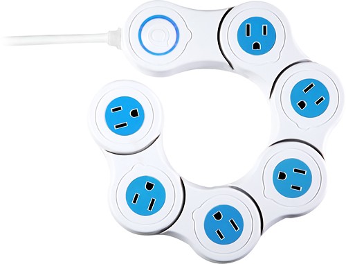  Quirky - Pivot Power 6-Outlet Surge Protector