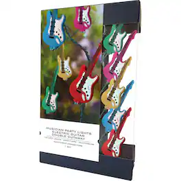 Axe Heaven - Musician Party Lights Electric Guitar Double-Cutaway Edition - Multicolor