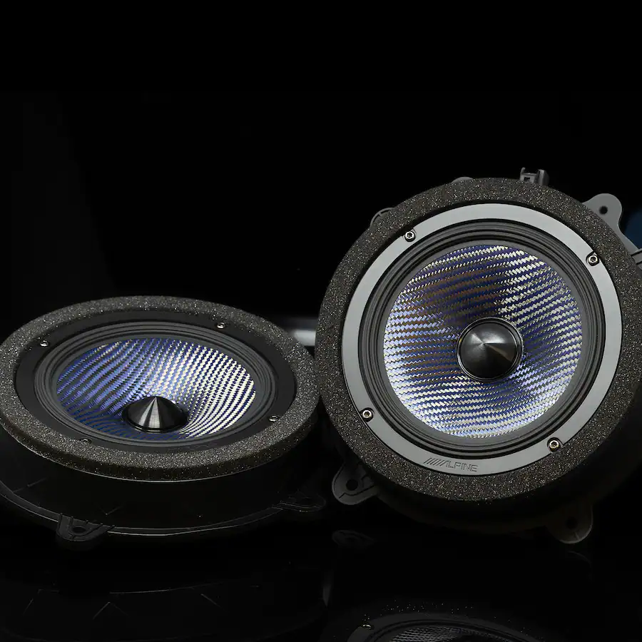 Alpine EV 65CF T 6.5" Component Front Door Speaker Set Compatible with ...