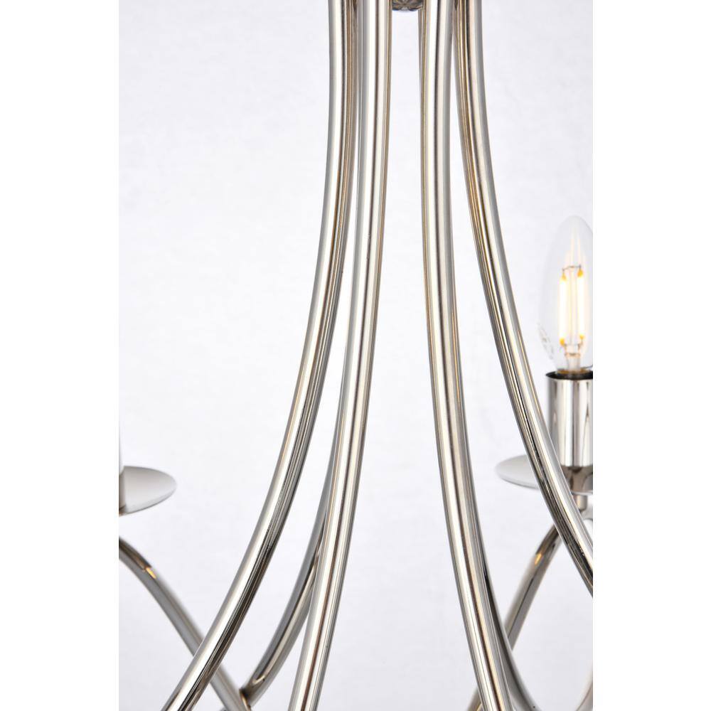 Back. Urban Classic - Lyndon 6 light polished Nickel Pendant - Polished Nickel.