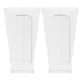 Unique Bargains - Soccer Shin Guards, Shin Pad with Hexagonal Pads for Football, S & 1 Pair - White