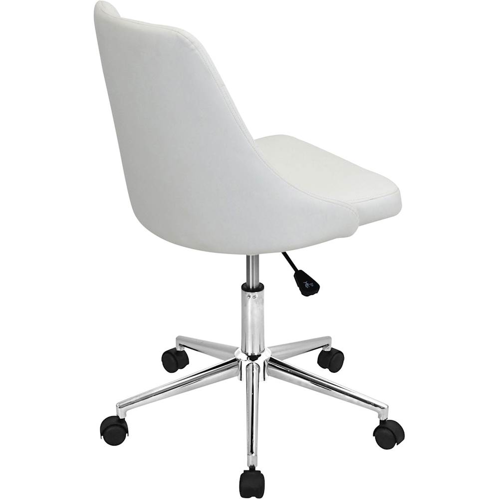 inexpensive white desk chair