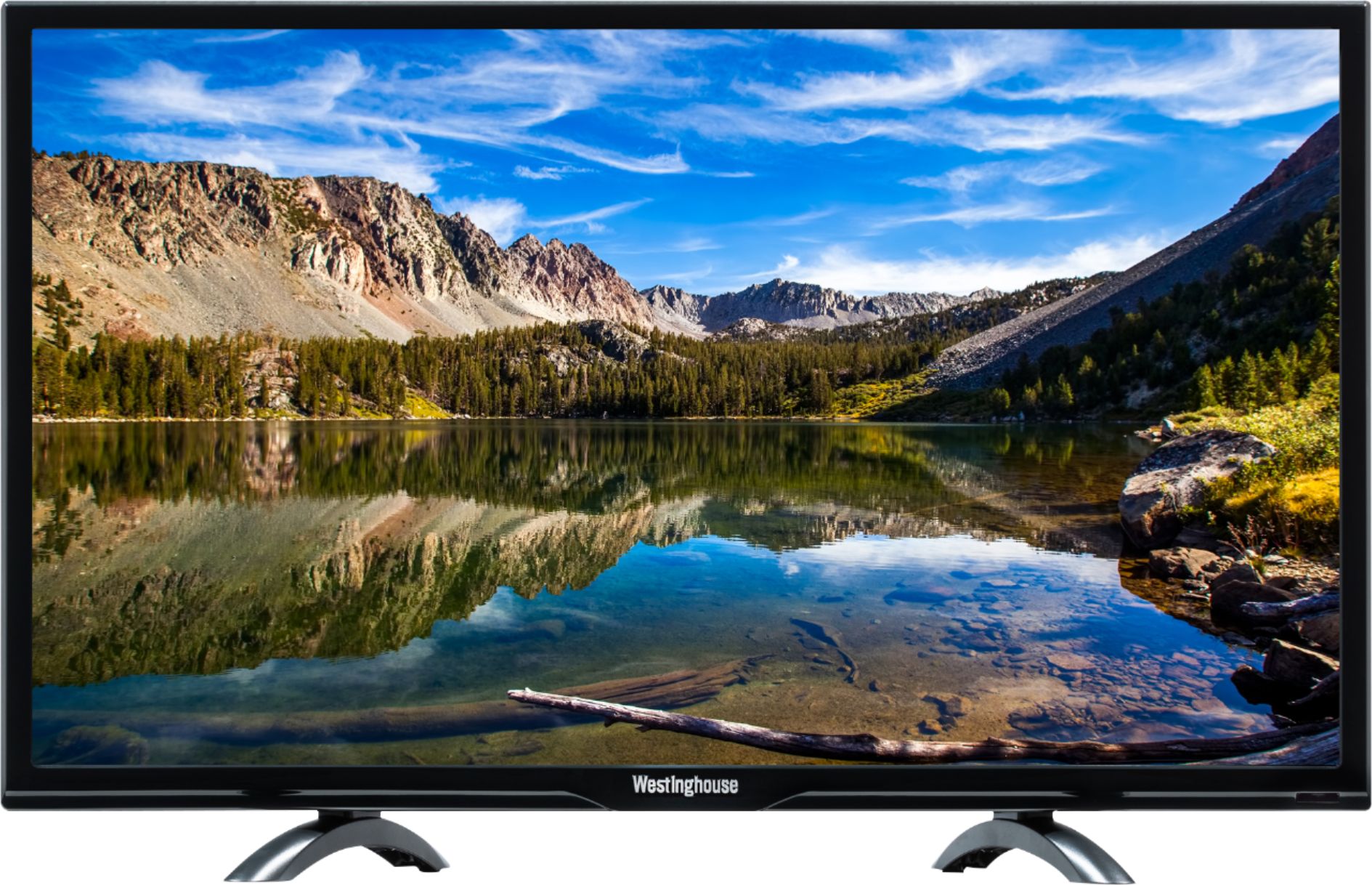 Left View: Westinghouse - 32" Class LED HD TV/DVD Combo