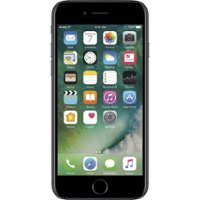 Apple - Pre-Owned iPhone 7 4G LTE with 32GB Cell Phone (Unlocked) - Black - Front_Zoom