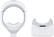 Alt View 14. DJI - Goggles for select DJI Drones - White.