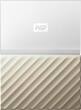 WD - My Passport Ultra 2TB External USB 3.0 Portable Hard Drive - White-gold - Larger Front