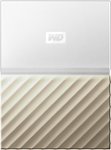 Front Zoom. WD - My Passport Ultra 2TB External USB 3.0 Portable Hard Drive - White-gold.