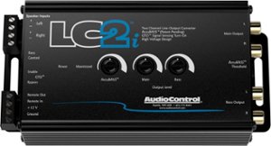 AudioControl - 2-Channel Active Line Output Converter with AccuBASS - Black - Front_Zoom