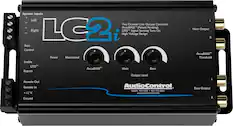 Front. AudioControl - 2-Channel Active Line Output Converter with AccuBASS - Black.