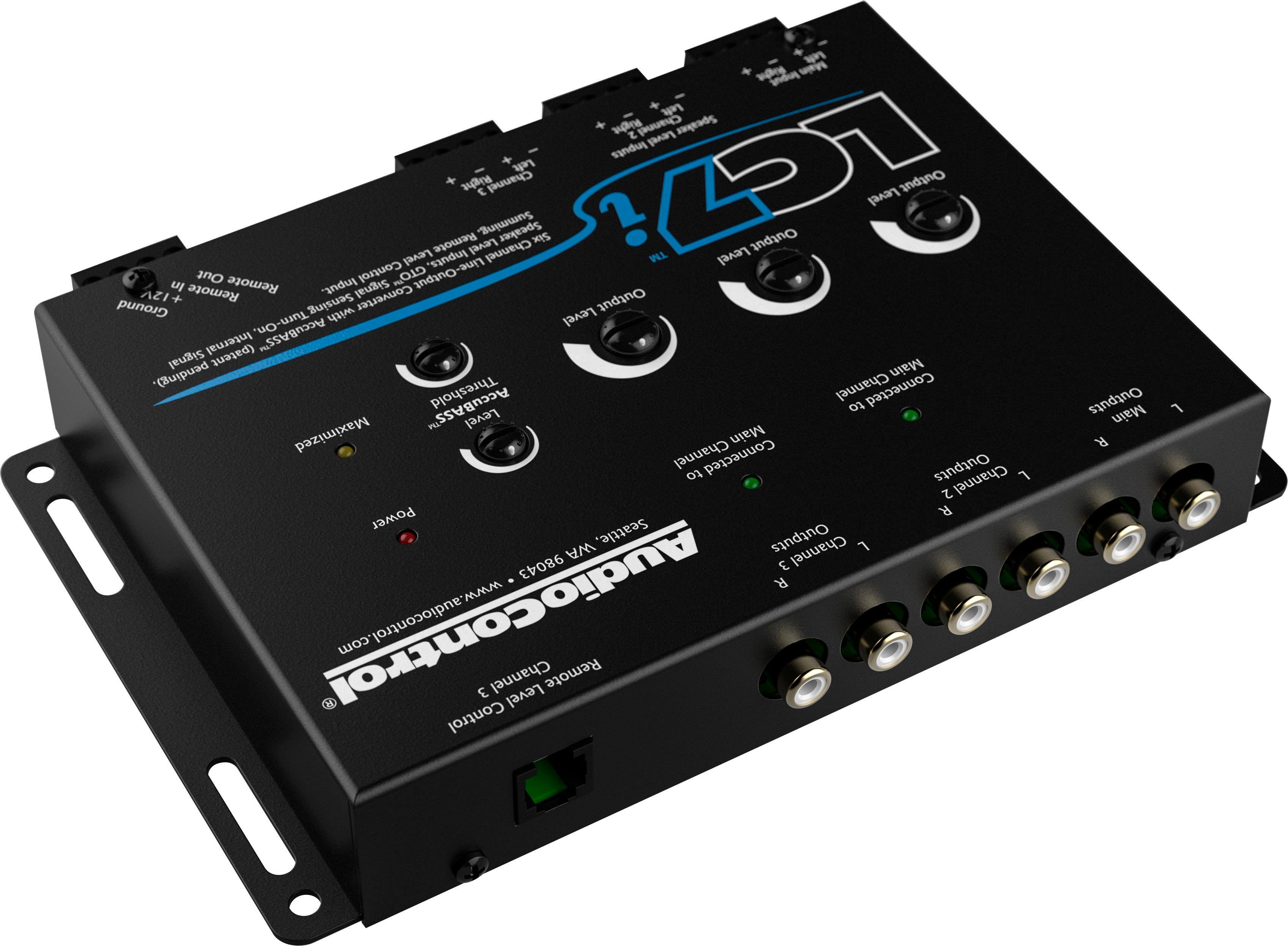 Alt View 11. AudioControl - 6-Channel Active Line Output Converter with AccuBASS - Black.