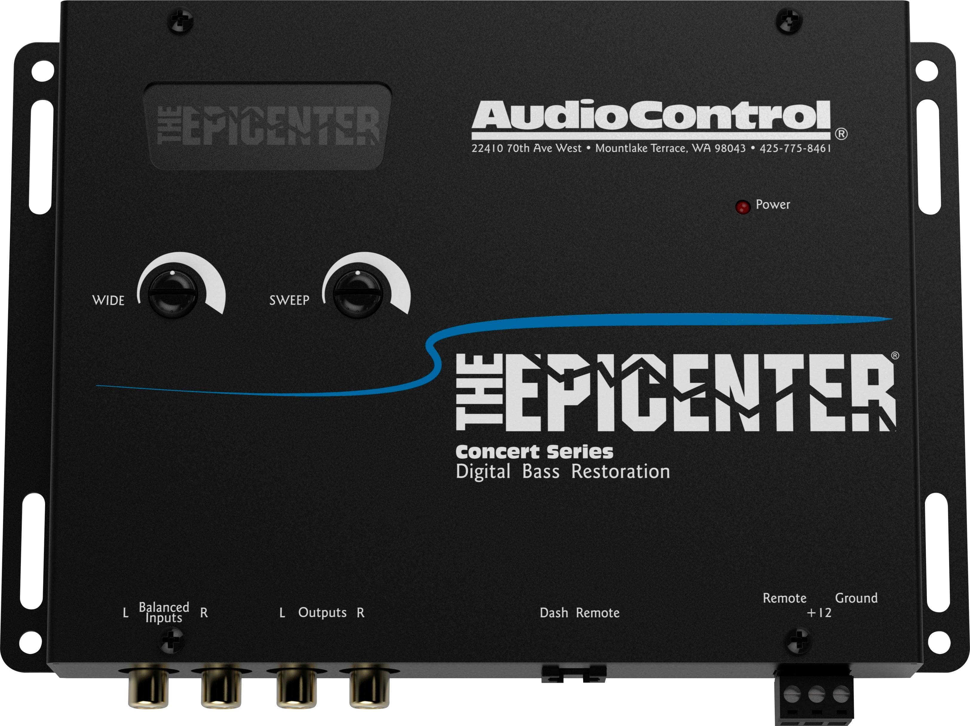 Front. AudioControl - The Epicenter Concert Series Digital Bass Restoration Processor - Black.