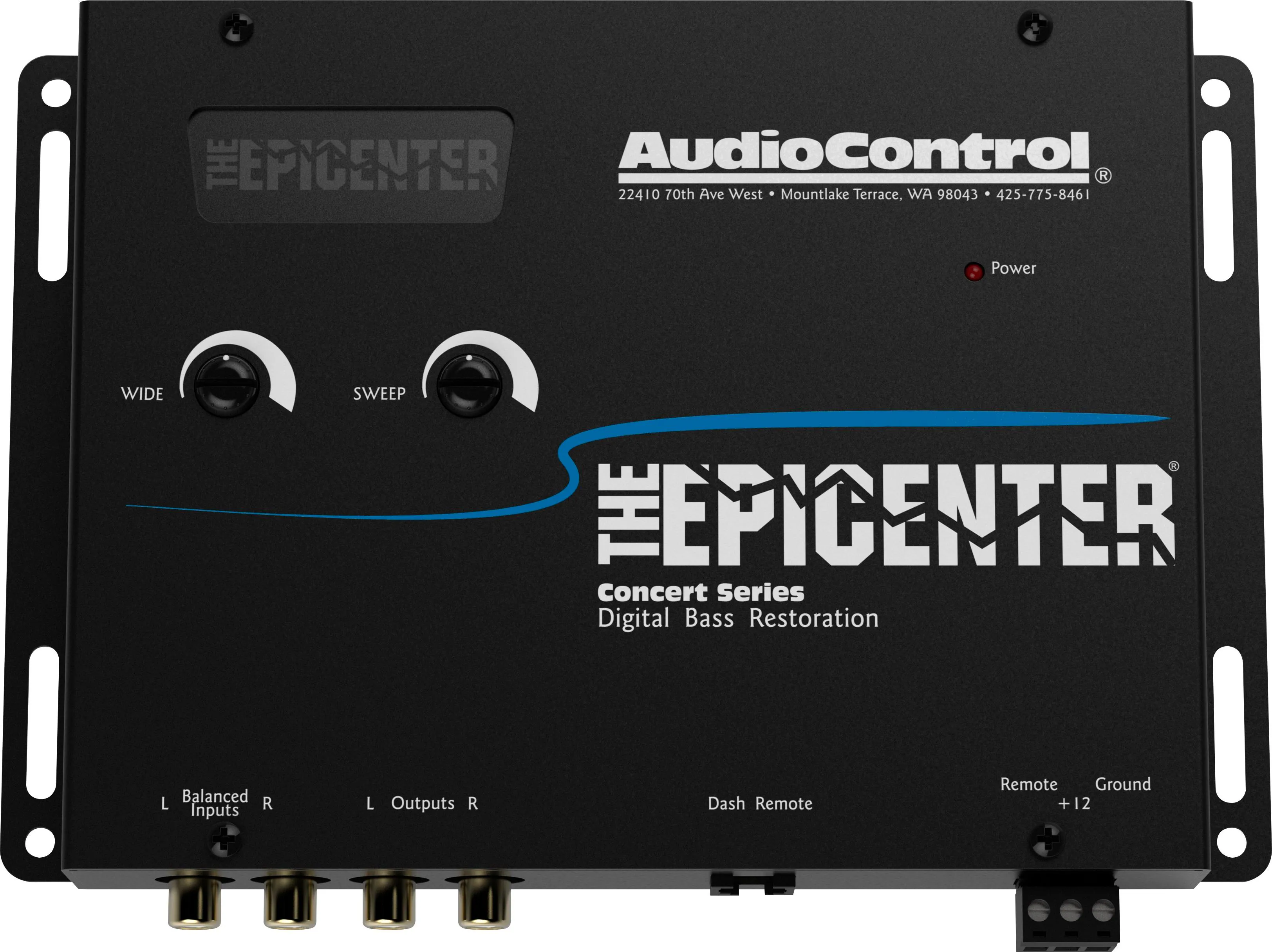 Front. AudioControl - The Epicenter Concert Series Digital Bass Restoration Processor - Black.