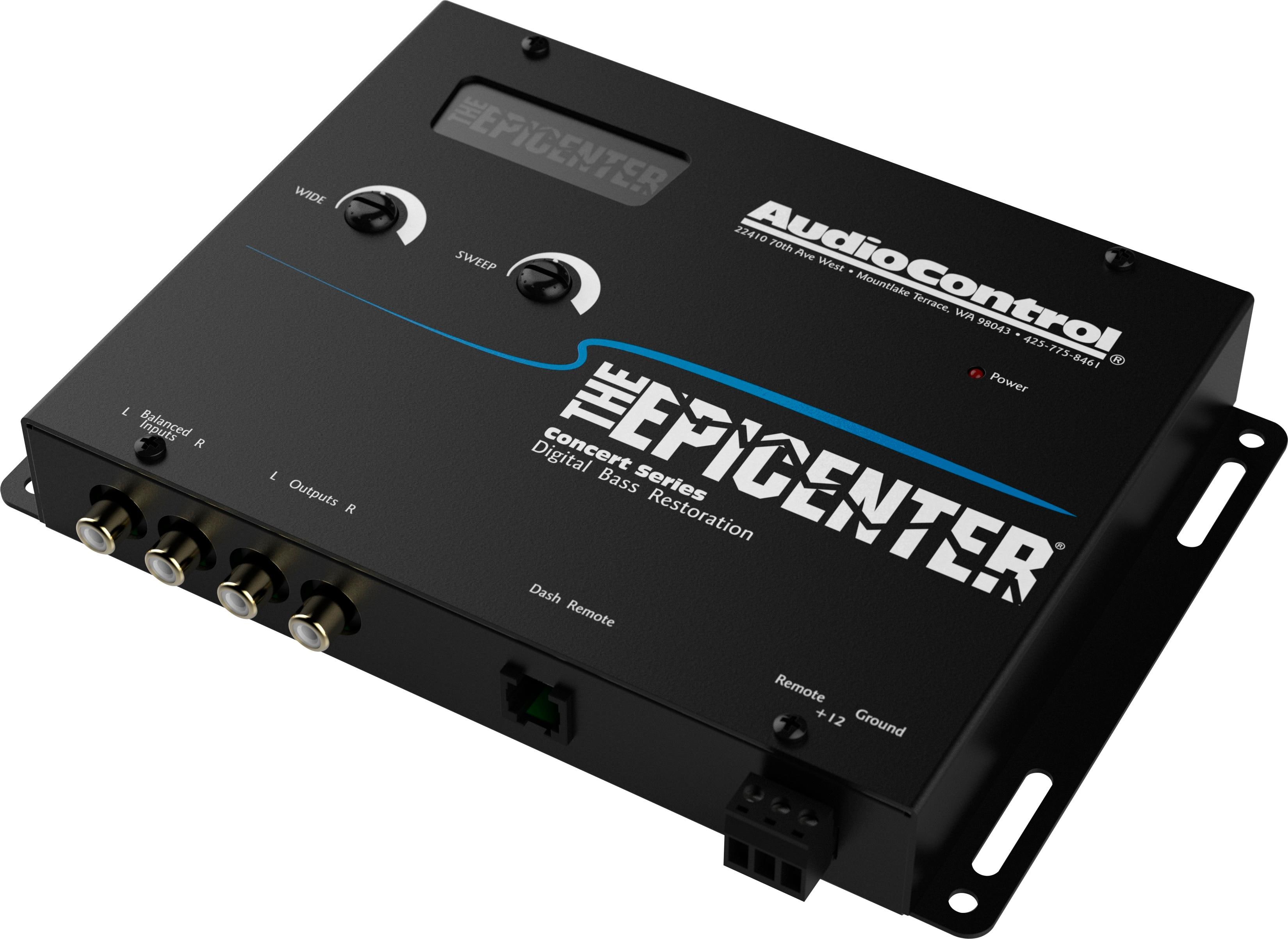Left. AudioControl - The Epicenter Concert Series Digital Bass Restoration Processor - Black.