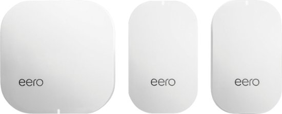 Mesh WiFi System (1 eero + 2 eero Beacons), 2nd Generation – White