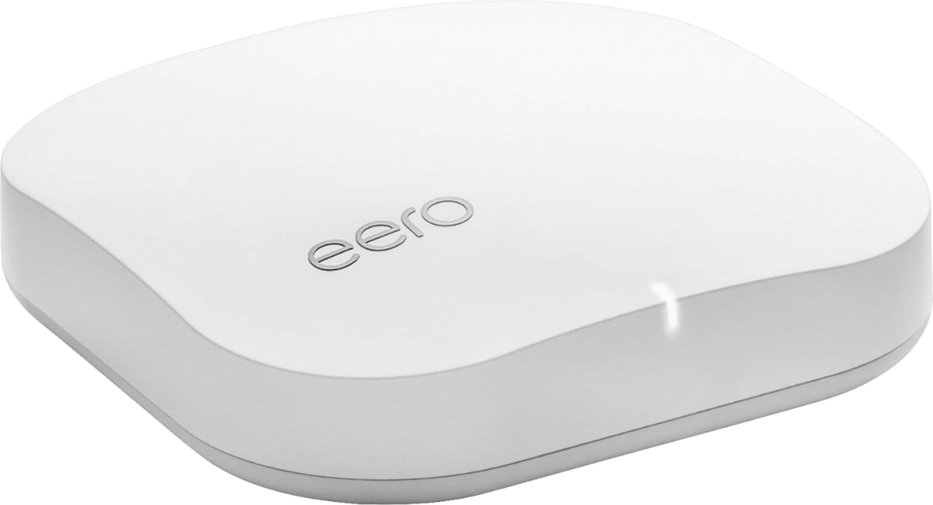 Front. eero - AC Tri-band Mesh Wi-Fi 5 Router - White.