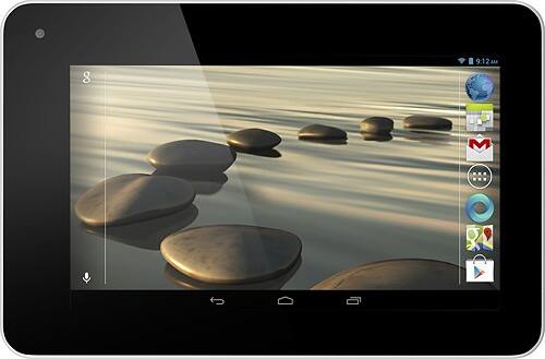 Front Standard. Acer - 7" Tablet - 16GB - Pure White.