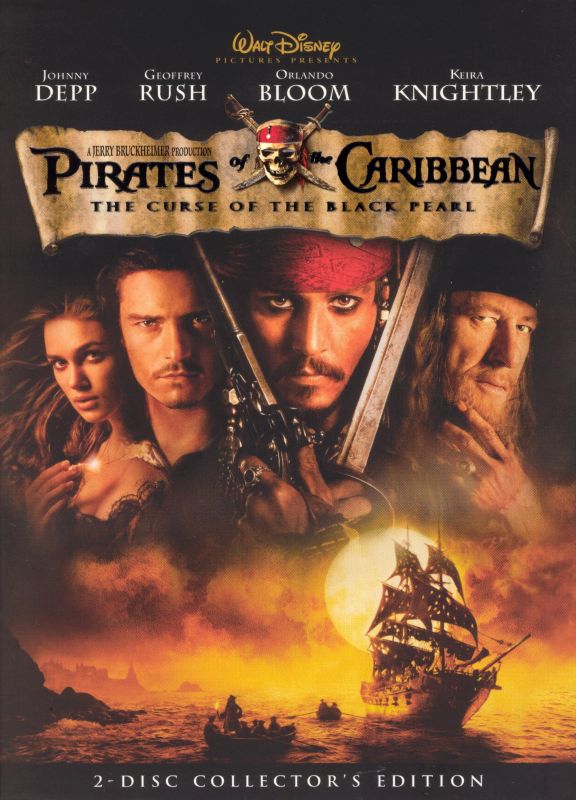  Pirates of the Caribbean: The Curse of the Black Pearl [2 Discs] [DVD] [2003]