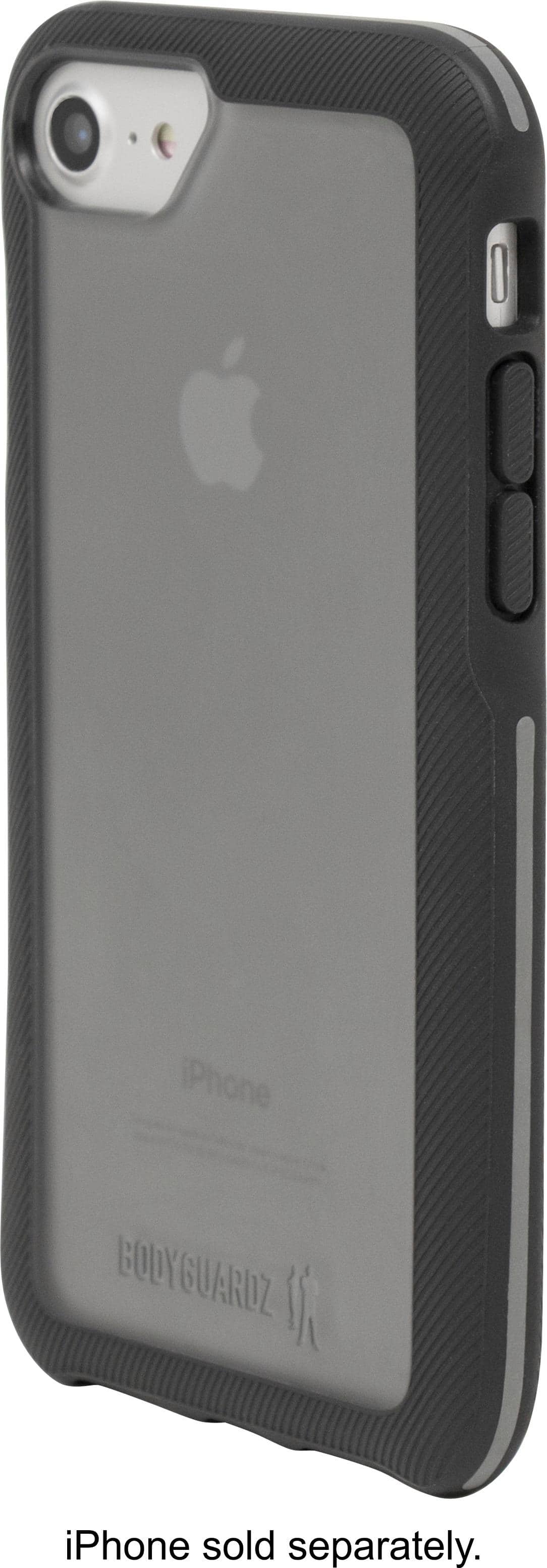 BodyGuardz - Trainr Case for Apple iPhone 8 - Black/Gray - Larger Front