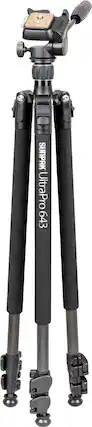 Angle. Sunpak - ULTRA PRO 643 Carbon Fiber 64" Tripod - Black.