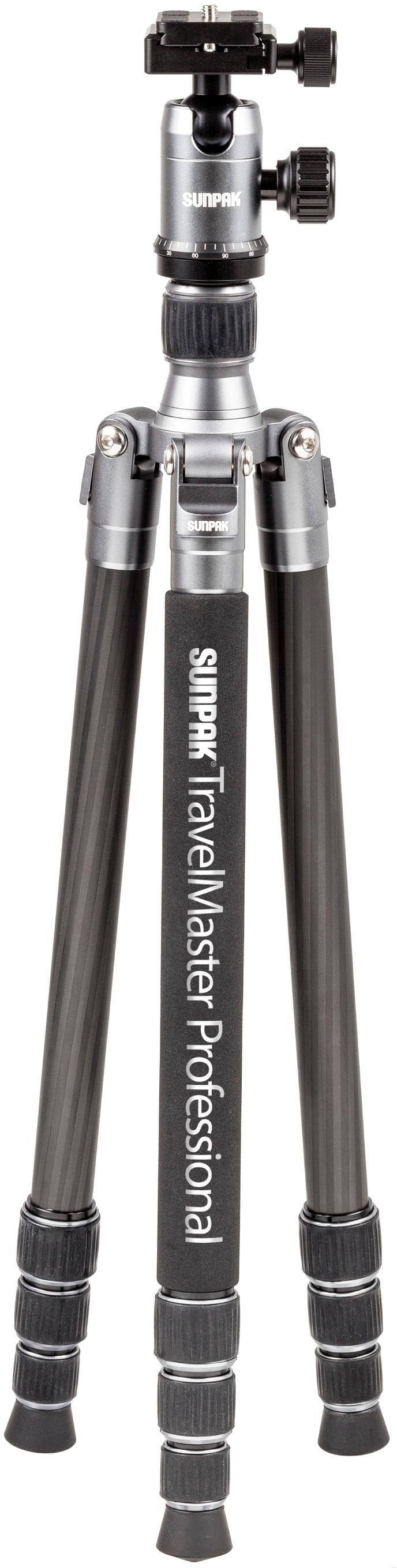 Angle. Sunpak - TravelMaster Pro 63" Tripod - Black.