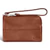 Front. Champs - Onyx Leather Wristlet - Brown.