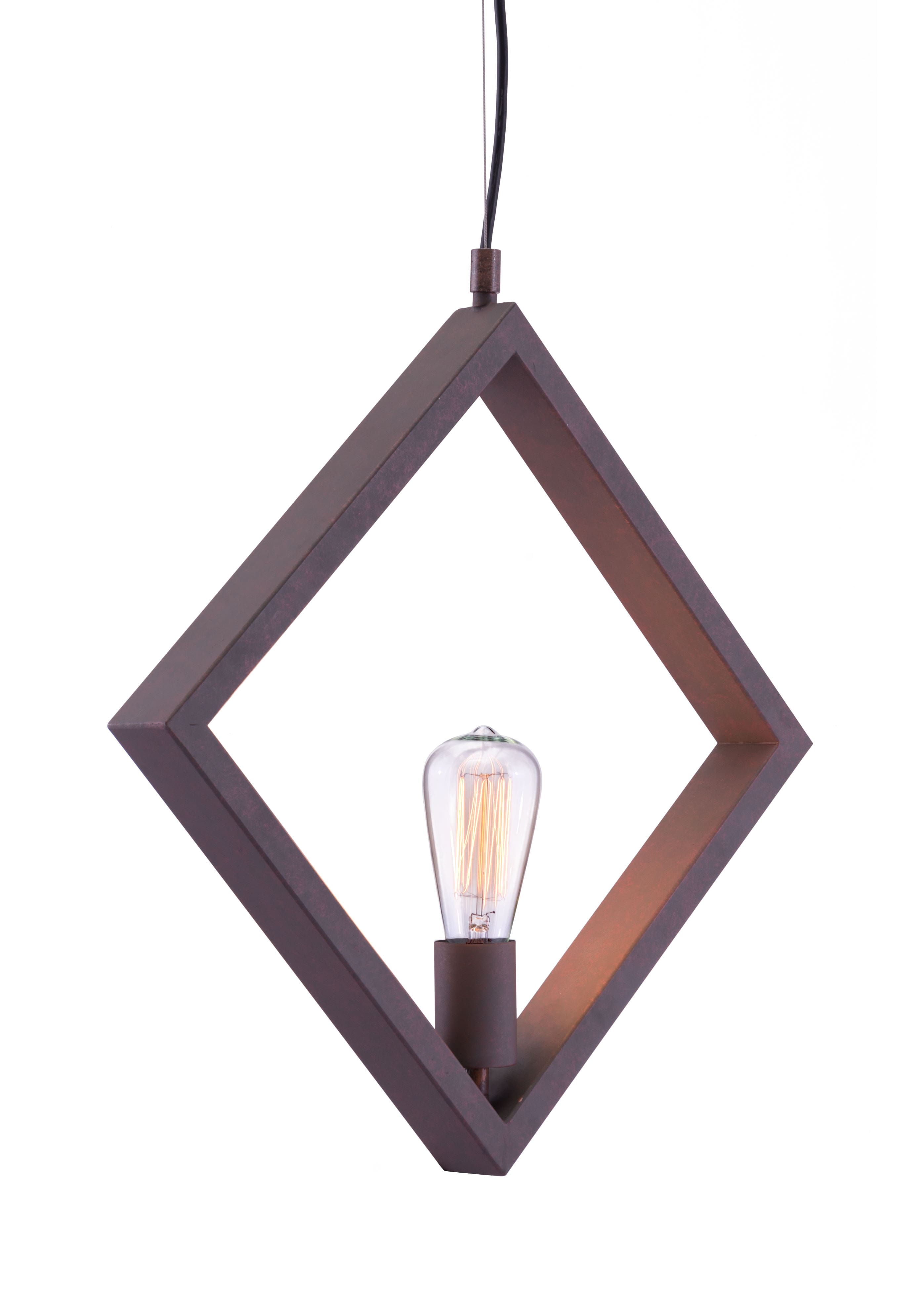 Hivvago - Rotorura Ceiling Lamp - Rust
