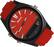 Alt View 1. Martian - Notifier Smartwatch for Select Android and Apple® iOS Cell Phones - Red.