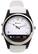 Alt View 1. Martian - Notifier Smartwatch for Select Android and Apple® iOS Cell Phones - White.