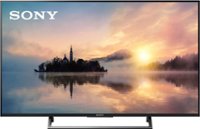 Front. Sony - 55" Class - LED - X720E Series - 2160p - Smart - 4K UHD TV with HDR - Black.