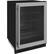 Front. U-Line - 1000 Series 5.4 Cu. Ft. Built-In Mini Fridge - Stainless steel.