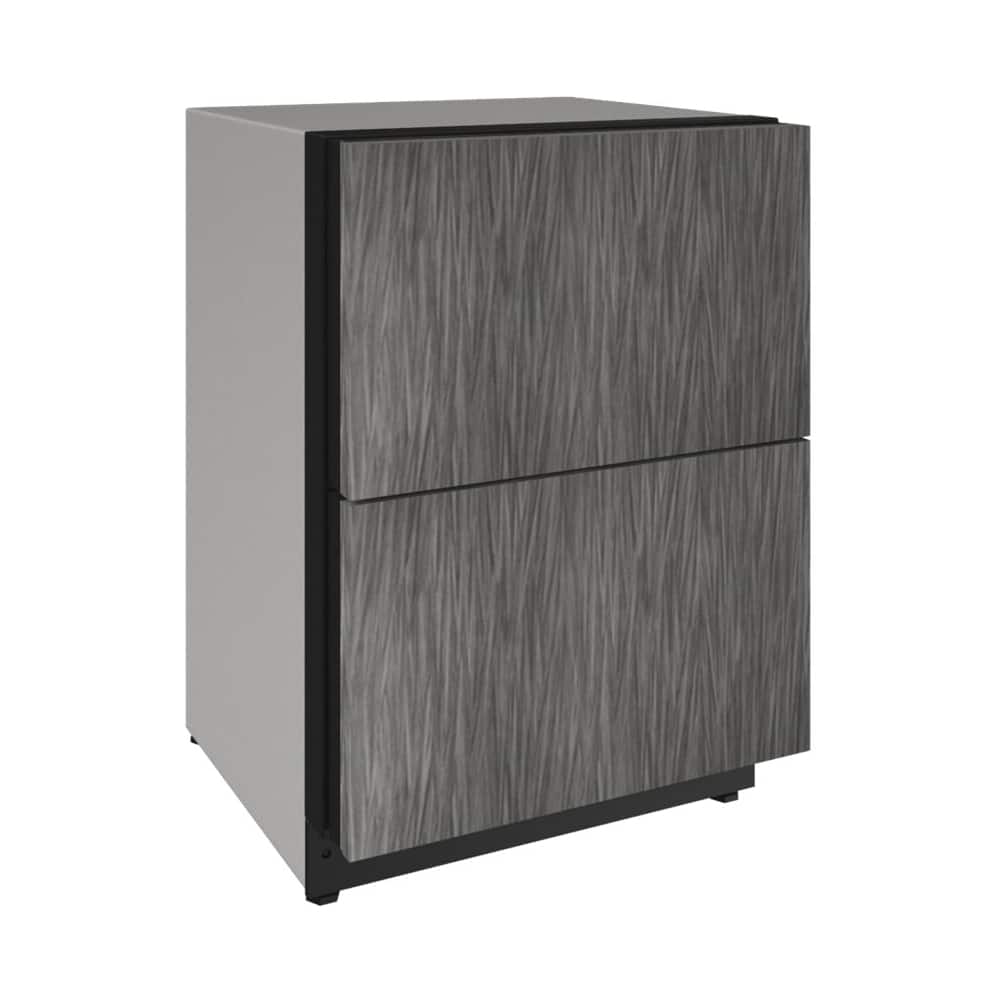 Angle. U-Line - 2000 Series 4.9 Cu. Ft. Built-In Mini Fridge - Custom Panel Ready.