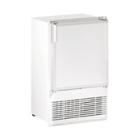 U-Line - Marine Series 14" 22.9-Lb. Built-In Icemaker - White - Front_Zoom