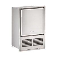 U-Line - Marine Series 15.9" 22.9-Lb. Freestanding Icemaker - Stainless Solid - Front_Zoom