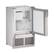 Left. U-Line - Marine Series 15.9" 22.9-Lb. Freestanding Icemaker - Stainless Solid.