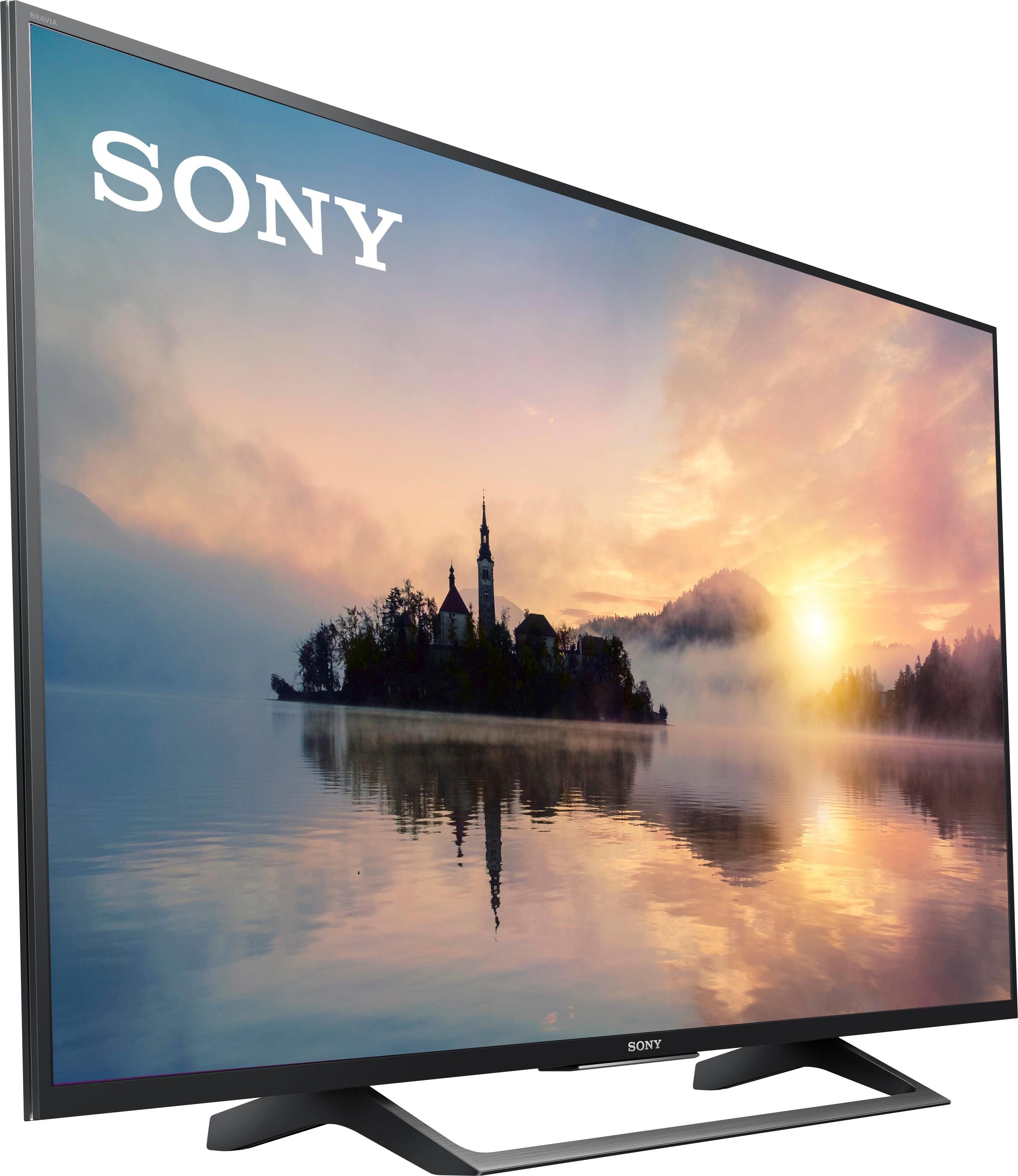 Angle. Sony - 43" Class - LED - X720E Series - 2160p - Smart - 4K UHD TV with HDR.
