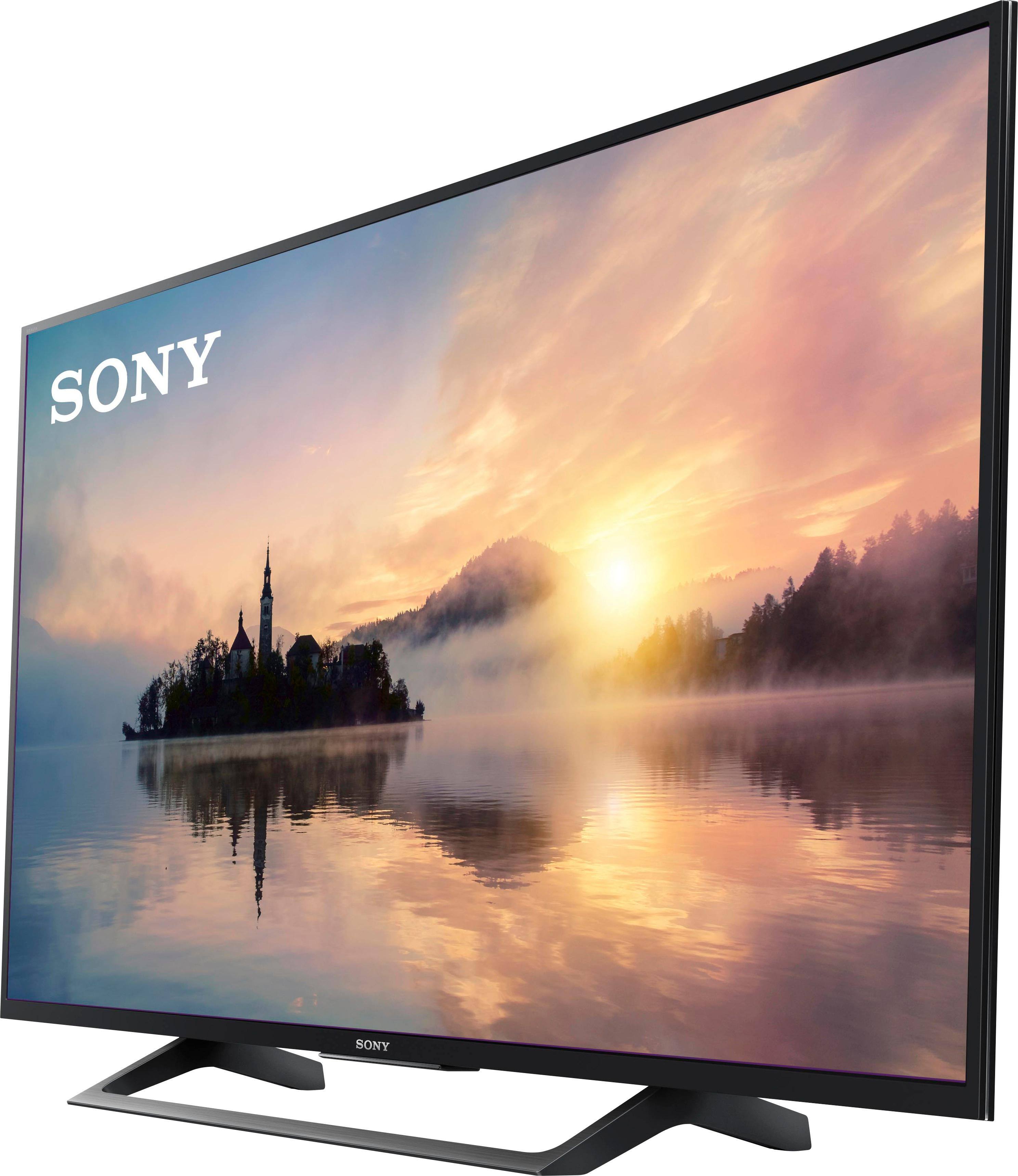 Left. Sony - 43" Class - LED - X720E Series - 2160p - Smart - 4K UHD TV with HDR.