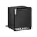 Front. U-Line - Marine Series 15.1" 22.9-Lb. Freestanding Icemaker - Solid black.