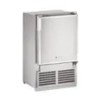 Front. U-Line - Marine Series 15.1" 22.9-Lb. Freestanding Icemaker - Stainless Solid.