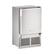 Front. U-Line - Marine Series 15.1" 22.9-Lb. Freestanding Icemaker - Stainless Solid.