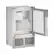 Left. U-Line - Marine Series 15.1" 22.9-Lb. Freestanding Icemaker - Stainless Solid.