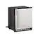 Front. U-Line - Marine Series 15.1" 22.9-Lb. Freestanding Icemaker - Stainless Solid.