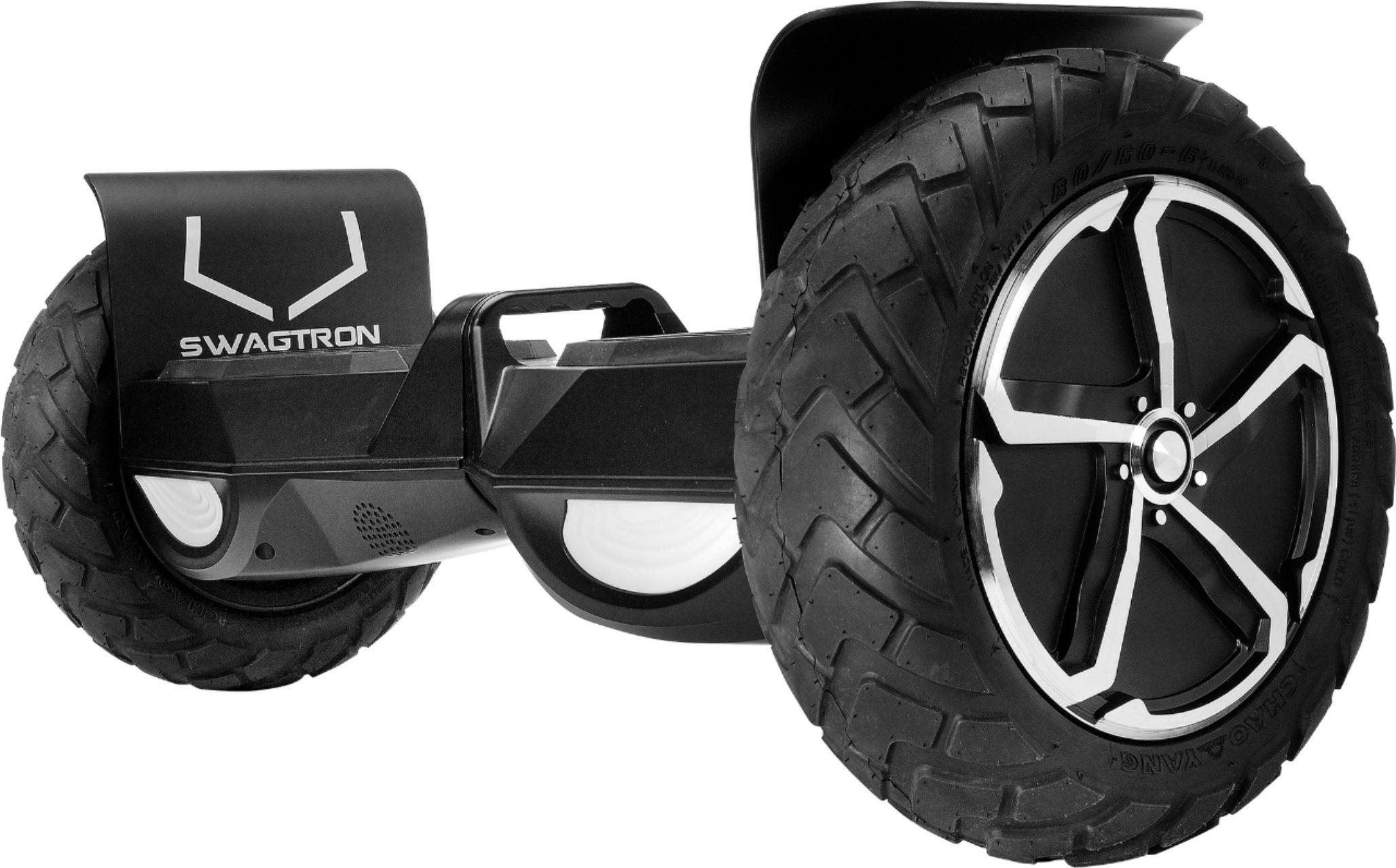 Swagtron swagBOARD T6 Self-Balancing Scooter 12 Range Speeds up 12 mph Matte Black 83688-2 - Best Buy