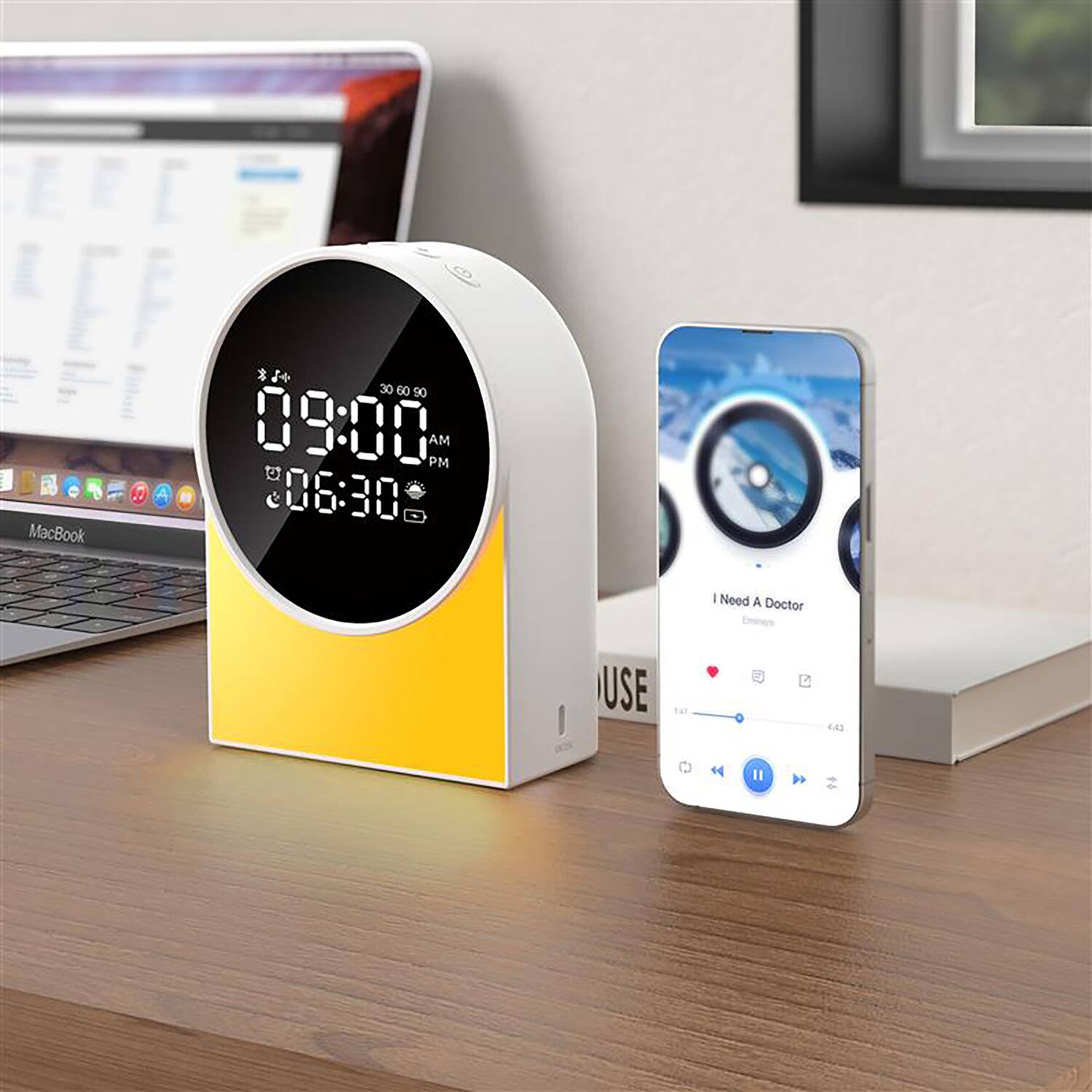 MacBook  
* 306090  
09:00 PM AM  
06:30  
I Need A Doctor  
USE 443 44