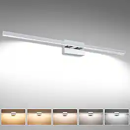 Hirose Alice - Modern Bathroom Vanity Light 31 Dimmable Led Fixture Over Mirror Bar For Bathrooms Cabinets Bedroom etl C...