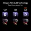 4th-gen ROG OLED technology Supersharp image and text NEW 27" FHD 81ppi 81 R 27" QHD 108ppi R 27" 4K 160ppi R HUOA HA DoNt