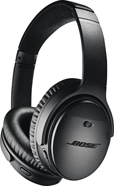 Front Zoom. Bose - QuietComfort 35 II Wireless Noise Cancelling Headphones - Black.