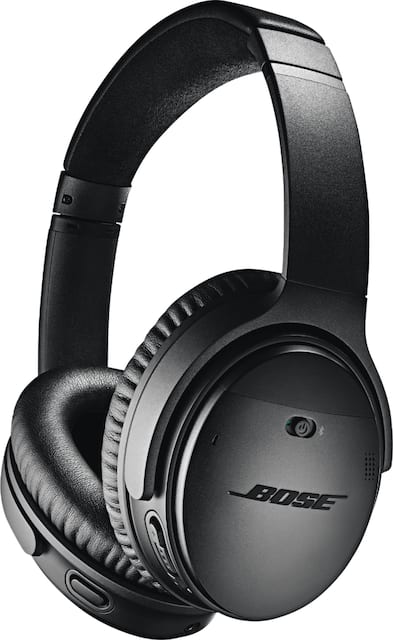 Bose QuietComfort 35 II Wireless Cancelling Over-the-Ear Headphones Black 789564-0010 - Best Buy